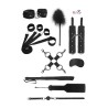 KIT BONDAGE SUPREME BED BINDINGS RESTRAINT KIT PRETO OUCH!