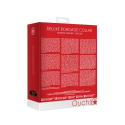 COLEIRA BONDAGE DELUXE VERMELHO OUCH!