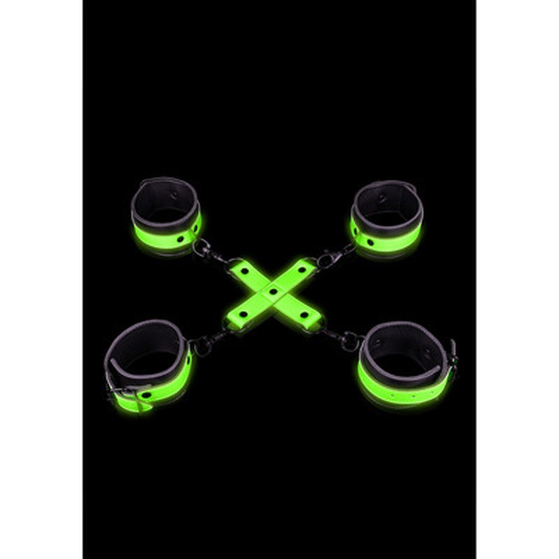 ALGEMAS PARA PULSOS E TORNOZELOS COM HOGTIE GLOW IN THE DARK OUCH! ALGEMAS PARA PULSOS E TORNOZELOS COM HOGTIE GLOW IN THE DARK OUCH!
