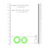 CONJUNTO DE 2 ANÉIS PARA O PÉNIS GLOW IN THE DARK OUCH!