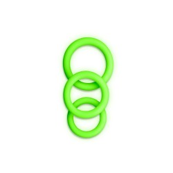 CONJUNTO DE 3 ANÉIS PARA O PÉNIS GLOW IN THE DARK OUCH!