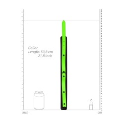 COLEIRA COM TRELA GLOW IN THE DARK OUCH!