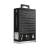ARNÊS  AJUSTÁVEL COM VIBRADORES RECARREGÁVEIS PRETO OUCH!