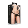 ARNÊS AJUSTÁVEL COM VIBRADOR PRETO OUCH!