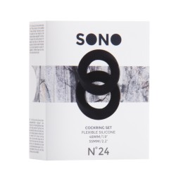 CONJUNTO DE 2 ANÉIS PARA O PÉNIS OUCH!