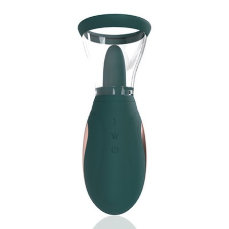BOMBA RECARREGÁVEL PARA VULVA E SEIOS ENHANCE FOREST GREEN PUMPED