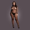 CATSUIT DE REDE TAMANHO QUEEN PRETO LE DÉSIR