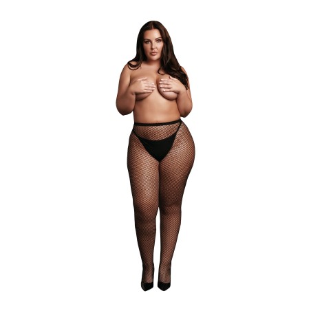 COLLANTS DE REDE PRETOS TAMANHO QUEEN LE DÉSIR