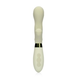 VIBRADOR RABBIT DE SILICONE MISTY GREEN LOVELINE