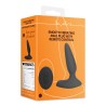 PLUG ANAL COM VIBRAÇÃO E COMANDO SMOOTH VIBRATING LICORICE BLACK LOVELINE