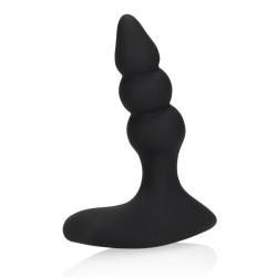 PLUG ANAL COM VIBRAÇÃO E COMANDO BEADED LICORICE BLACK LOVELINE