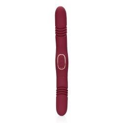 VIBRADOR DOUBLE-SIDED THRUSTING MERLOT GRAPE LOVELINE