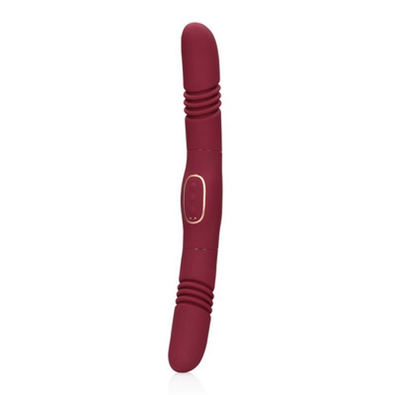 VIBRADOR DOUBLE-SIDED THRUSTING MERLOT GRAPE LOVELINE VIBRADOR DOUBLE-SIDED THRUSTING MERLOT GRAPE LOVELINE