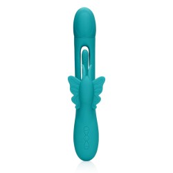 VIBRADOR BUTTERFLY FLAPPING G-SPOT PEACOCK BLUE LOVELINE