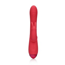 VIBRADOR SWINGING RABBIT G-SPOT BRIGHTO RED LOVELINE