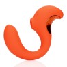 VIBRADOR G-SPOT VIBRATOR WITH CLITORAL PULSE WAVE UNTAMED ORANGE LOVELINE
