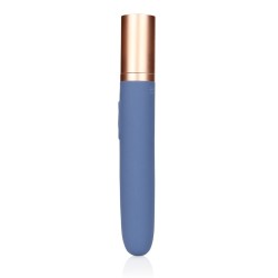 VIBRADOR DE VIAGEM COM COMPARTIMENTO PARA LUBRIFICANTE BLUE HORIZON LOVELINE