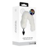 PLUG ANAL COM CAUDA DE RAPOSA LUMINOSA BRANCA OUCH!