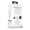 PLUG ANAL COM CAUDA DE RAPOSA LUMINOSA BRANCA OUCH!