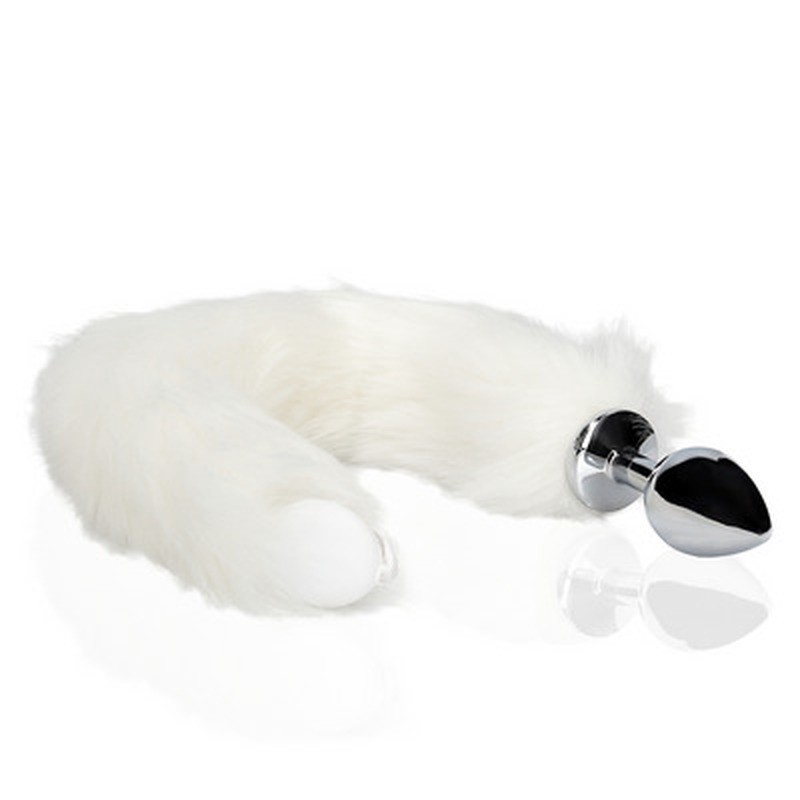 PLUG ANAL COM CAUDA DE RAPOSA LUMINOSA BRANCA OUCH! PLUG ANAL COM CAUDA DE RAPOSA LUMINOSA BRANCA OUCH!