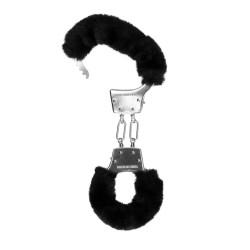 ALGEMAS COM PELÚCIA FURRY METAL PRETO OUCH!