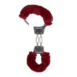 ALGEMAS COM PELÚCIA FURRY METAL VERMELHO OUCH!