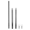 BARRA SEPARADORA ADJUSTABLE SPREADER BAR PRATEADO OUCH!