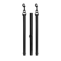 BARRA AFASTADORA ADJUSTABLE SPREADER BAR PRETO OUCH!