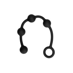 BOLAS ANAIS EM SILICONE SMALL OUCH! PRETAS