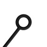 BOLAS ANAIS DE SILICONE MEDIUM OUCH! PRETAS