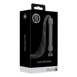 CHICOTE EM SILICONE PRETO OUCH!