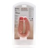 DILDO DUPLO U SHAPED DOUBLE DILDO 5 / 12,7 CM REALROCK