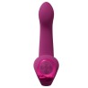 VIBRADOR RIKO COM MOTOR TRIPLO PULSE WAVE STIMULATOR ROSA VIVE