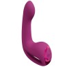 VIBRADOR RIKO COM MOTOR TRIPLO PULSE WAVE STIMULATOR ROSA VIVE