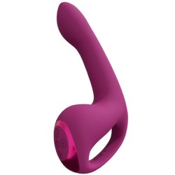 VIBRADOR RIKO COM MOTOR TRIPLO PULSE WAVE STIMULATOR ROSA VIVE