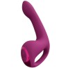 VIBRADOR RIKO COM MOTOR TRIPLO PULSE WAVE STIMULATOR ROSA VIVE