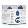 TWITCH 3 VIBRADOR RECARREGÁVEL E SUCÇÃO AZUL/CINZA INNOVATION