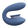 TWITCH 3 VIBRADOR RECARREGÁVEL E SUCÇÃO AZUL/CINZA INNOVATION