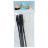PALHINHAS NOIVOS BRANCO E PRETO S-LINE