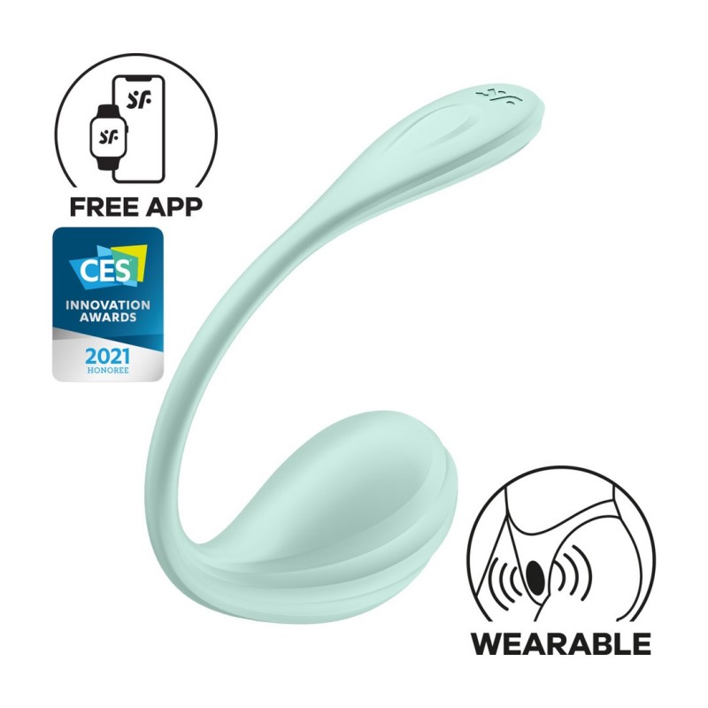 OVO SMOOTH PETAL CONNECT APP - WEARABLE COUPLE VIBRATOR - MENTA SATISFYER OVO SMOOTH PETAL CONNECT APP - WEARABLE COUPLE VIBRATOR - MENTA SATISFYER