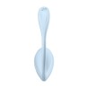 OVO SMOOTH PETAL CONNECT APP - WEARABLE COUPLE VIBRATOR - AZUL SATISFYER