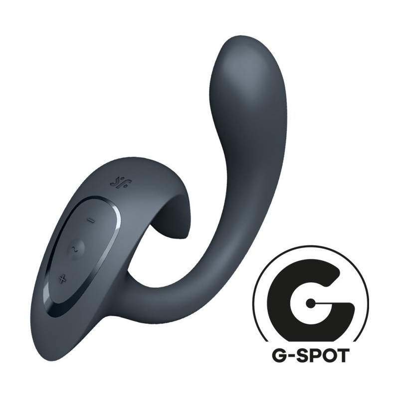 VIBRADOR G FOR GODDESS 1 - CINZA ESCURO SATISFYER VIBRADOR G FOR GODDESS 1 - CINZA ESCURO SATISFYER