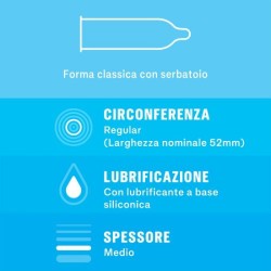 PRESERVATIVOS DUREX SETTEBELLO CLASSICO 6 UNIDADES