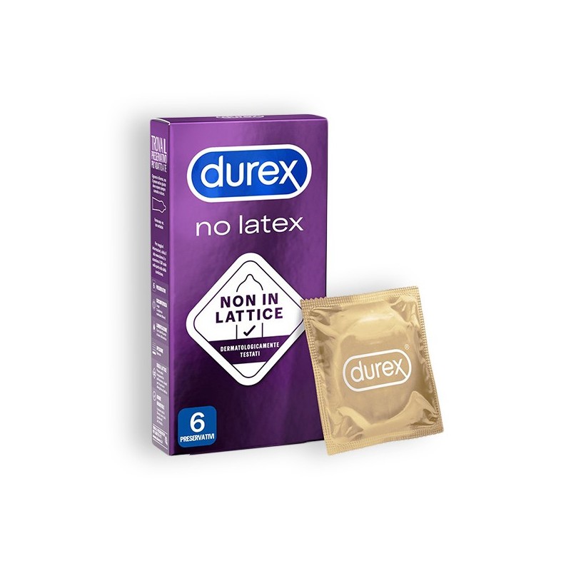 PRESERVATIVOS DUREX NO LATEX 6 UNIDADES