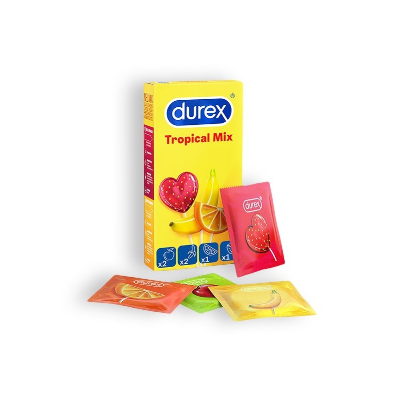 PRESERVATIVOS DUREX TROPICAL 6 UNIDADES