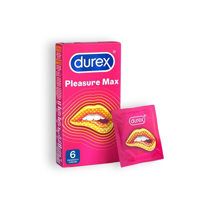 PRESERVATIVOS DUREX PLEASUREMAX 6 UNIDADES