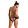 TANGA COM ABERTURA TOM PRETA PASSION