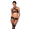 CONJUNTO DE 3 PEÇAS AMANDA PRETO PASSION