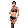 CONJUNTO DE 3 PEÇAS ASTRIDA PRETO PASSION