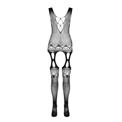 CATSUIT BS099 BRANCO EROTIC LINE PASSION 